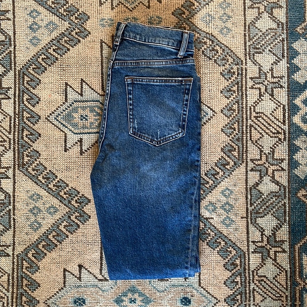 Worn once reformation jeans, size 24